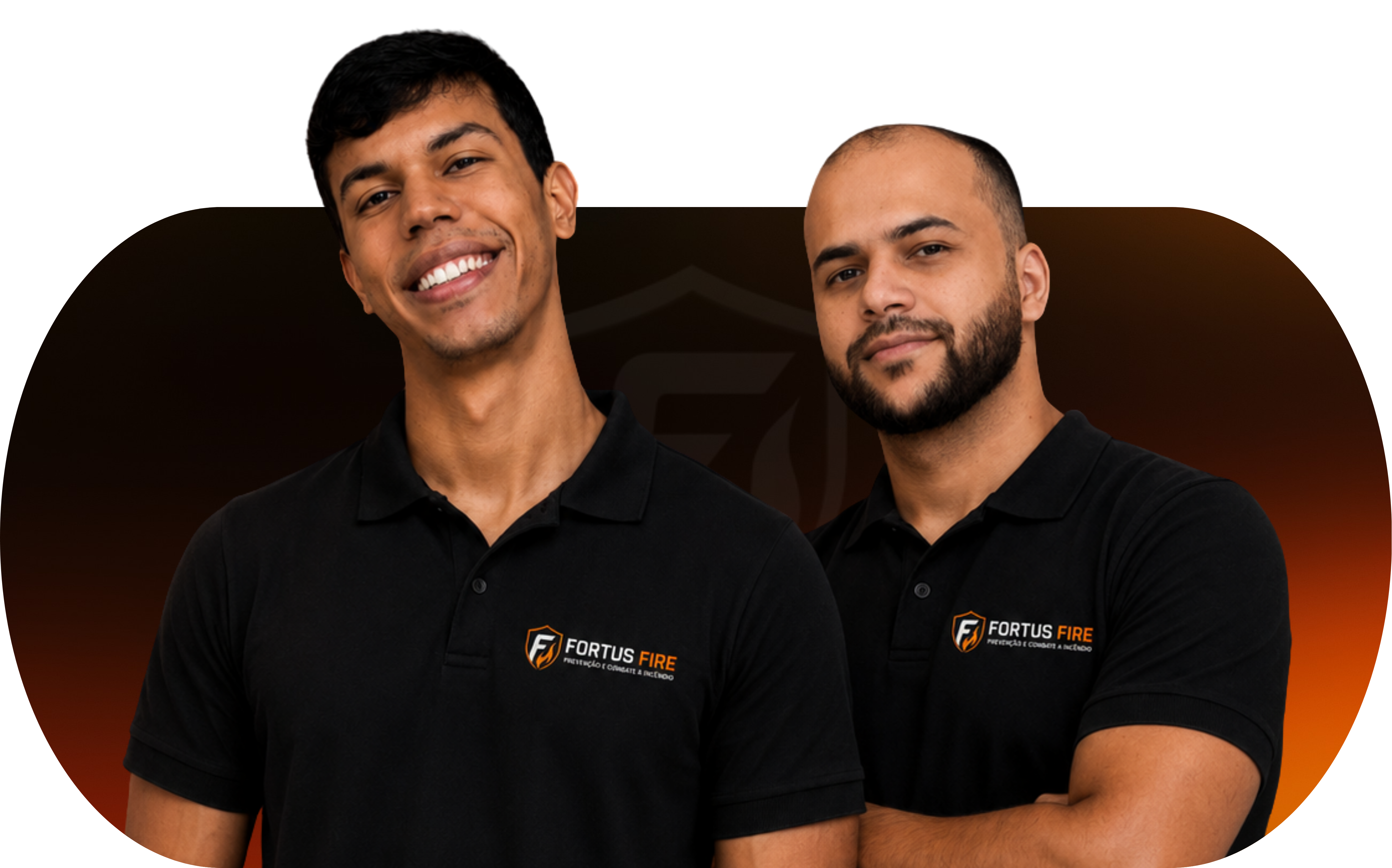 Lucas Gomes e Isaac Vinícius, sócios da Fortus Fire